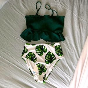 Never worn CUPSHE high-waisted Bikini